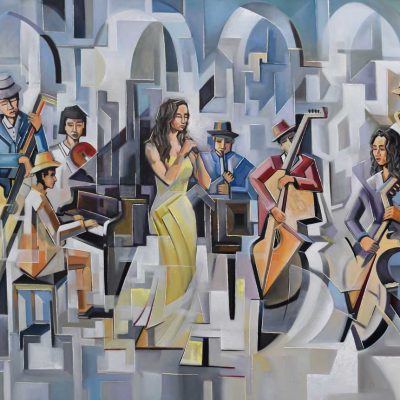 Huile sur toile